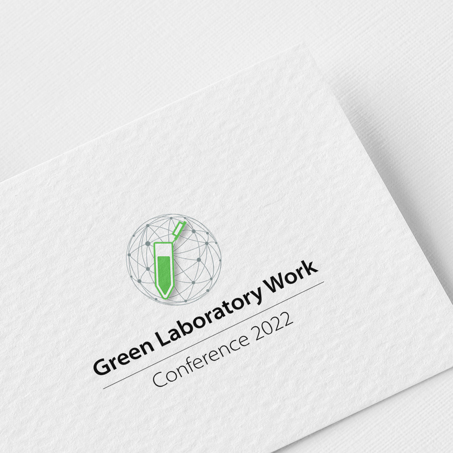 Logo im klassischen Stil – „Green Laboratory Work“